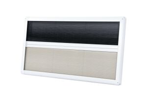 Obus Karavan Jarup Beyaz Pervazlı Karavan Penceresi (30x70)