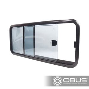 Obus Karavan Berhimi 4501100 Çift Katlı Sürgülü Karavan Penceresi