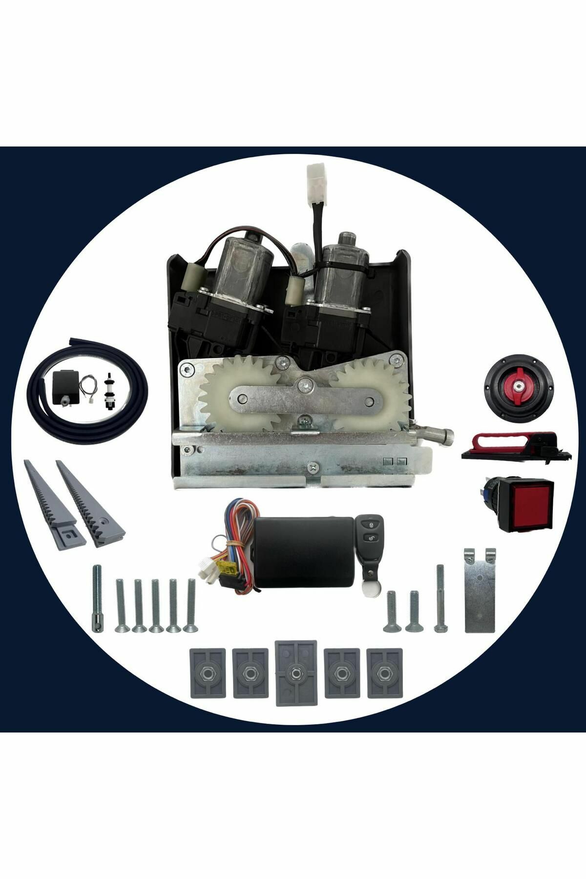 Çift Motorlu BOSCH Otomatik Kayar Kapı Sistemi (OKUL PAKET)