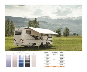 Obus Karavan Thule Omnistor 6300 Kasetli Tente (3.00x2.50)