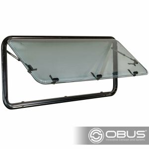 Obus Karavan Berhimi 550 1450 Karavan Penceresi (Amortisörlü) Siyah Çerçeve
