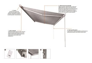 Obus Karavan Thule Omnistor 9200 Kasetli Tente (5.50x3.00)