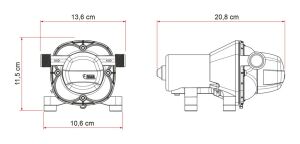 Obus Karavan Fiamma AQUA F Hidrofor 13 LT 12V