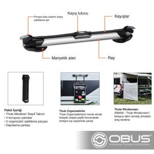 Obus Karavan Thule Teleskopik Merdiven 9 Adım