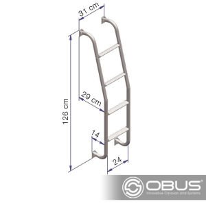 Obus Karavan Thule Dört Adımlı Merdiven