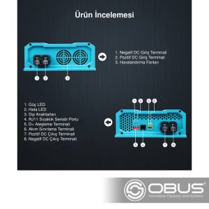 Obus Karavan Renogy Akü Şarj Cihazı (20A)