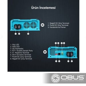 Obus Karavan Renogy Akü Şarj Cihazı (40A)