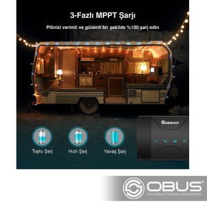 Obus Karavan Renogy Akü Şarj Cihazı MPPT (50A)