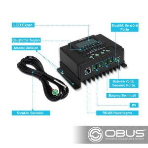 Obus Karavan Renogy 20A MPPT Solar Şarj Kontrol Cihazı