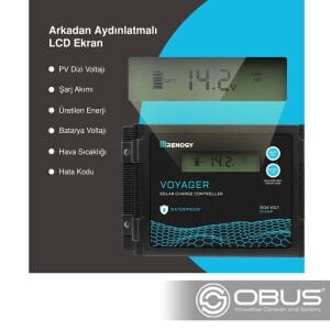 Obus Karavan Renogy Solar Şarj Kontrol Cihazı (20A)