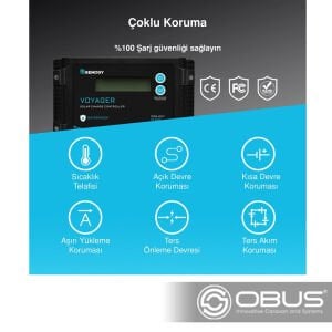 Obus Karavan Renogy Solar Şarj Kontrol Cihazı (20A)