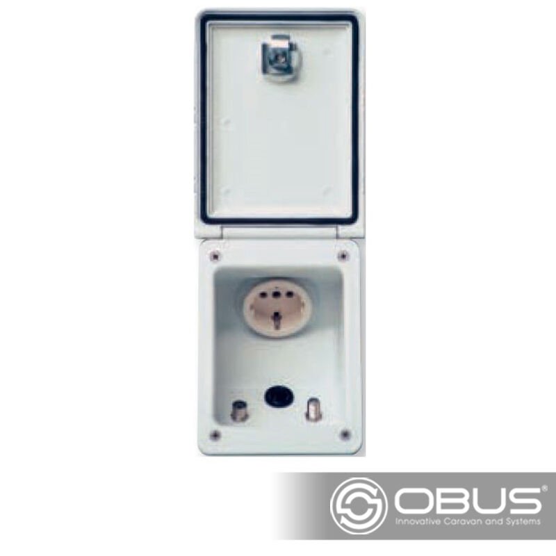 Obus Karavan CKW Uydu ve TV Elektrik Prizi (220V+12V)