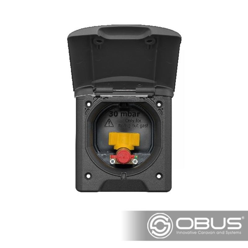 Obus Karavan ABL Dış Gaz Alım Noktası (Siyah)
