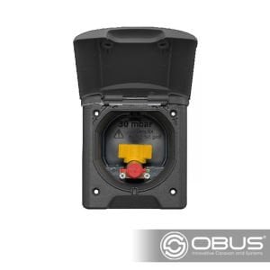 Obus Karavan ABL Dış Gaz Alım Noktası (Siyah)