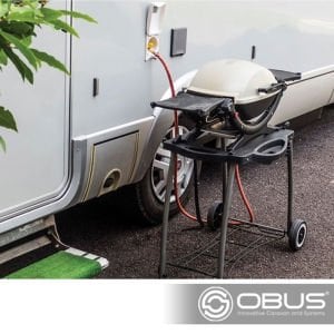 Obus Karavan Truma Dış Gaz Alım Noktası BBQ Point Siyah