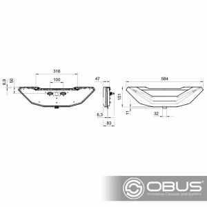 Obus Karavan Jokon﻿ Çok Fonksiyonlu Işık L 3600 (SOL)