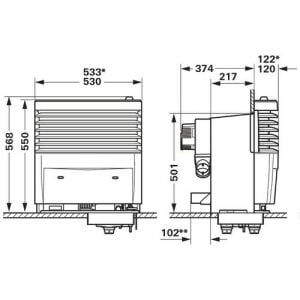 Obus Karavan Truma S5004 Tek Fanlı Karavan Isıtıcı