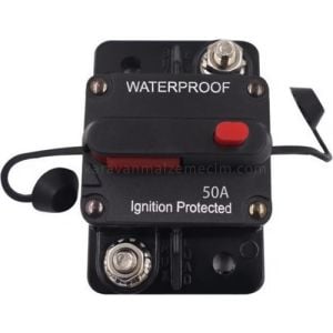 Obus Karavan Waterproof  Dc Sigorta 50 Amper Otomatik Sigorta
