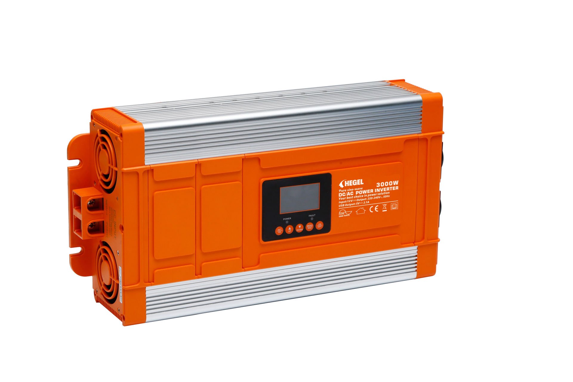 Obus Karavan Hegel 3000 Watt 12 Volt Tam Sinus İnvertör LCD Göstergeli