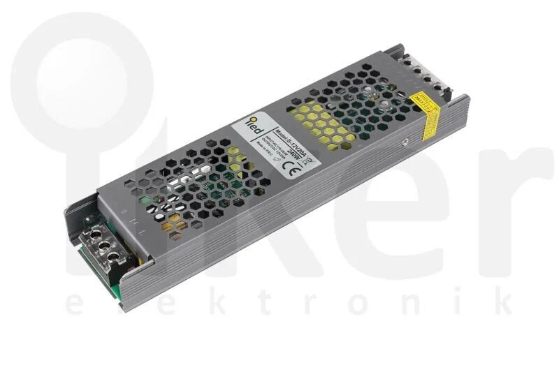 Obus Karavan Led Adaptör I-POWER 12V20A Slim Metal Kasa