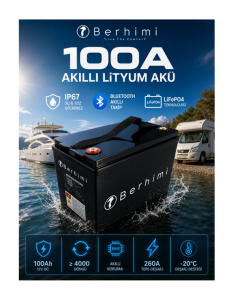 100A Smart Lityum Akü (Bluetooth)