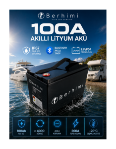 100A Smart Lityum Akü (Bluetooth)