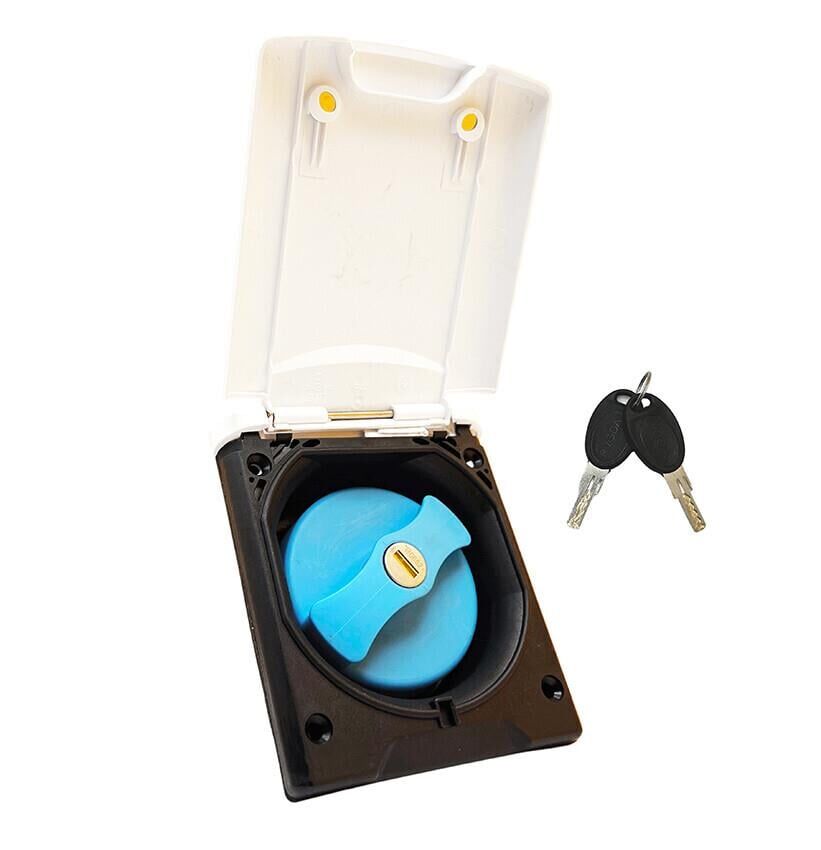 Babarvy Kapaklı Temiz Su Girişi Kilitli (Beyaz)