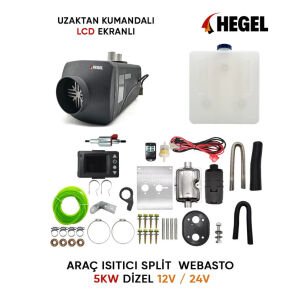 ARAÇ & KARAVAN ISITICI SPLİT WEBASTO 5KW DİZEL 24V