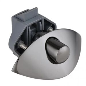 Babarvy Bas Aç Yarım Ay Dolap/Çekmece Kilidi (Siyah)