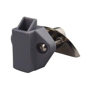 Babarvy Bas Aç Yarım Ay Dolap/Çekmece Kilidi (Siyah)