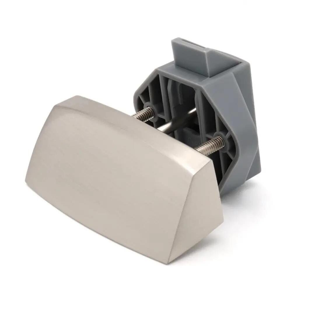 Babarvy Bas Aç Dikdörtgen Çekme Tip Dolap/Çekmece Kilidi (Satin Nikel)