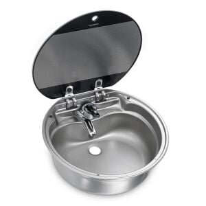 Dometic SNG 420 Yuvarlak Evye Cam Kapaklı Ø 420 mm