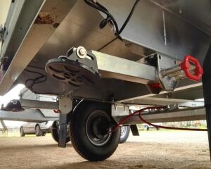 Al-Ko 510/740mm 500 kg 45D Dönebilir Pivot Uzun Destek Ayağı