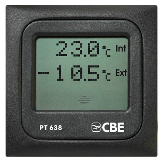 CBE Ortam Gösterge PT638/G (İç ve Dış Derece)