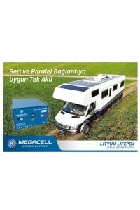 Obus Karavan Lityum Demir Fosfat Akü Lifepo4 12.8 V 150 Ah