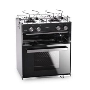 Dometic Starlight Izgara Bölmeli ve  2 Gözlü Ocaklı Gazlı Fırın