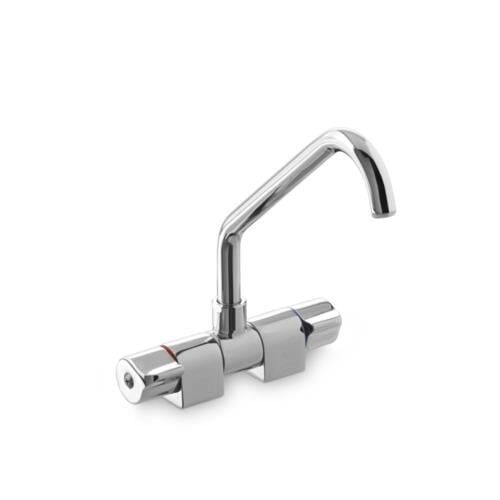 Dometic AC 537 Katlanır Sıcak/Soğuk Musluk Pirinç Krom Renk