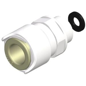 Whale Su Musluk Bağlantı Adaptörü 3/8 BSP Erkek - 12mm