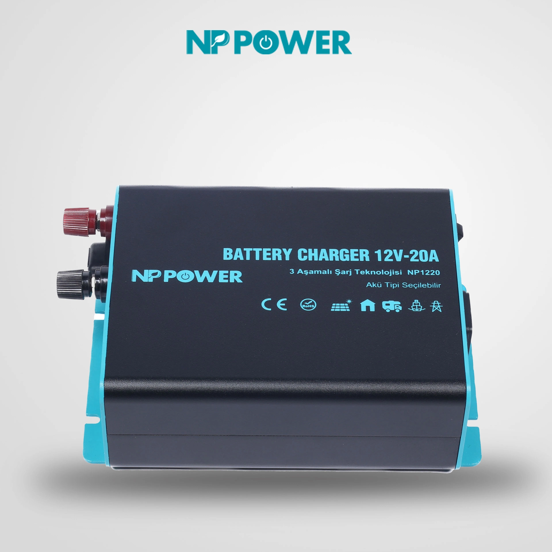 NP Power 12 Volt 20 Amper Akü Şarj Cihazı