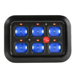 6'LI RÖLELİ KARAVAN KONTROL PANELİ (STANDART)