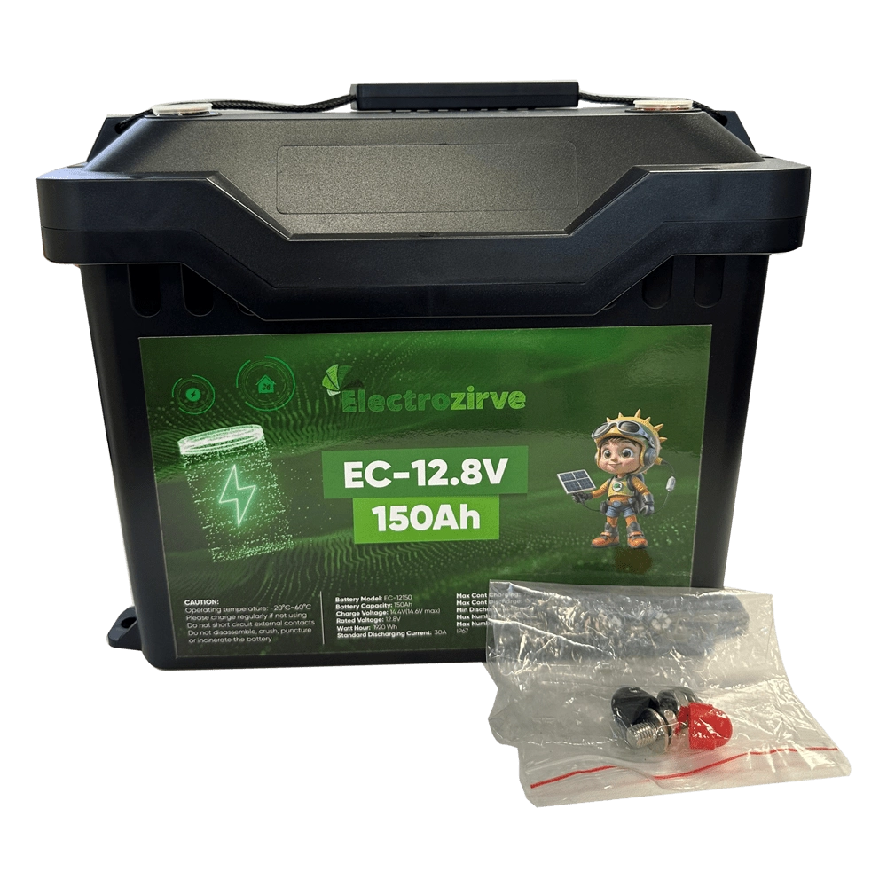 ELC-ITG-BOX Electrozirve 12.8V 150Ah Lityum (LiFePO4) Batarya
