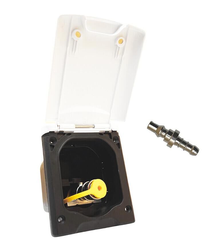 Babarvy Kapaklı Barbekü Gaz Çıkışı (Beyaz)