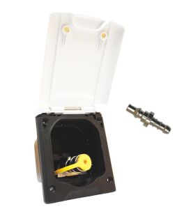 Babarvy Kapaklı Barbekü Gaz Çıkışı (Beyaz)