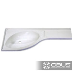 Obus Karavan Comet Fiber Sol Banyo Lavabosu
