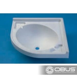 Obus Karavan Comet Fiber Sağ Köşe Oval Banyo Eviyesi