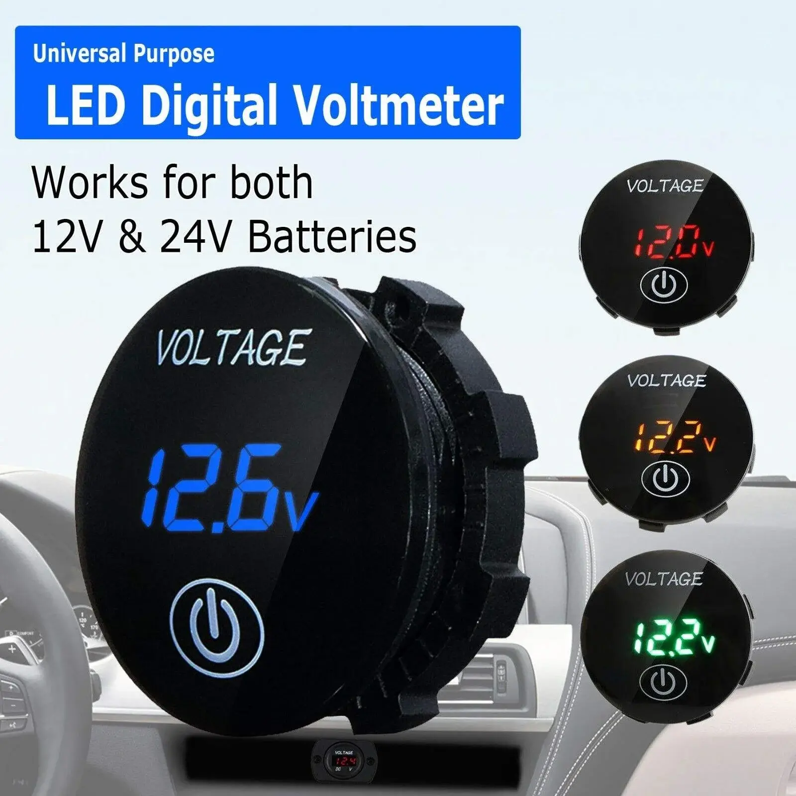 Mellifera 12V Voltmetre