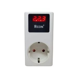 Rcon RCV-02 PRİZMATİK TASARIM AYARLANABİLİR VOLTAJ VE AKIM KORUYUCU PRİZ
