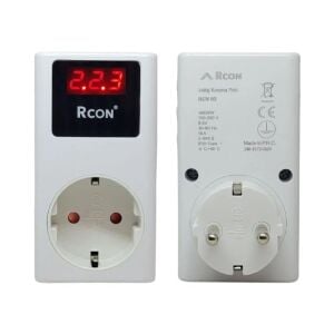 Rcon RCV-02 PRİZMATİK TASARIM AYARLANABİLİR VOLTAJ VE AKIM KORUYUCU PRİZ
