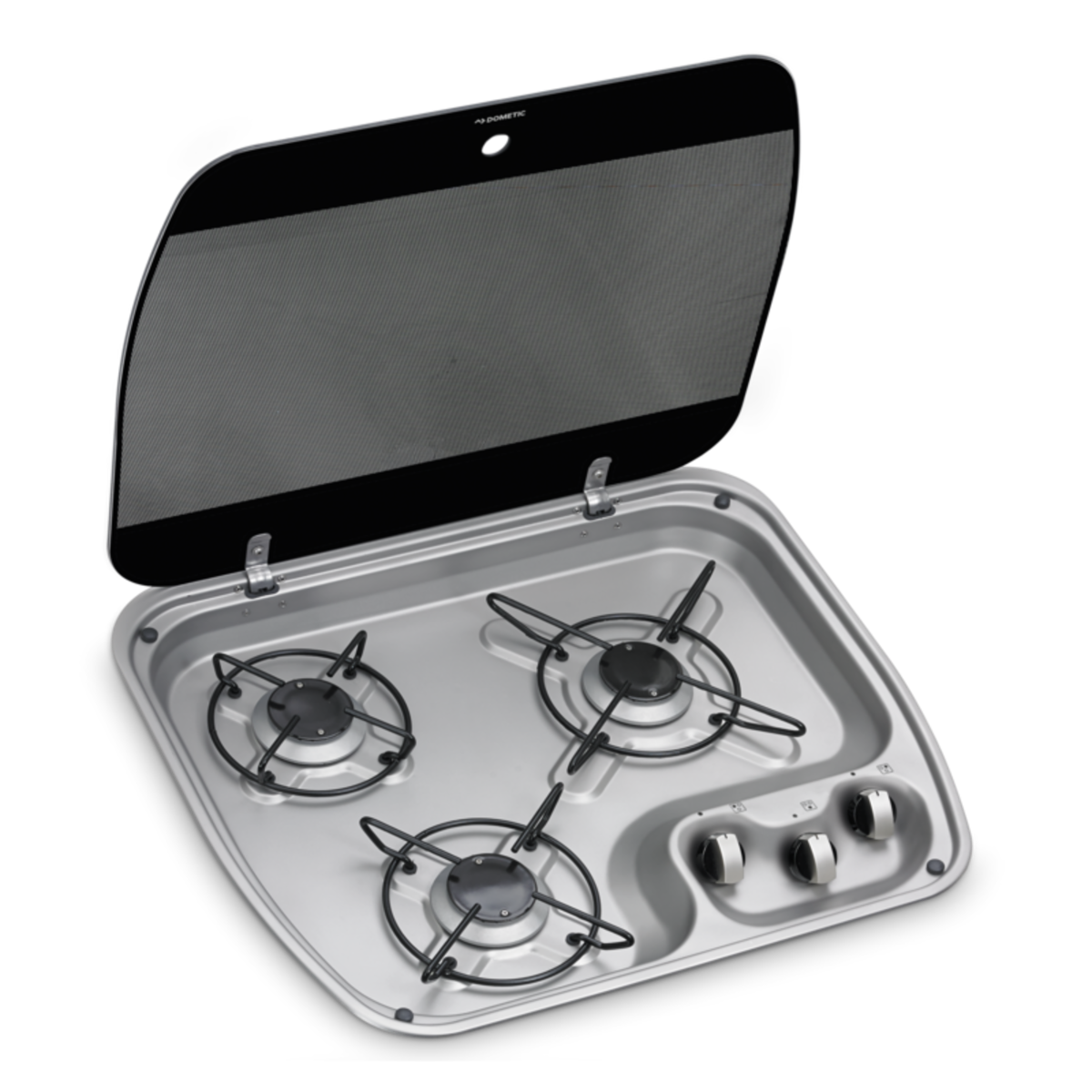 Dometic HBG 3445 Üç Gözlü Cam Kapaklı Ocak