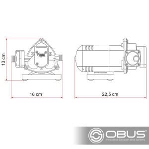 Obus Karavan Fiamma Aqua 8 Hidrofor 7 LT 12V